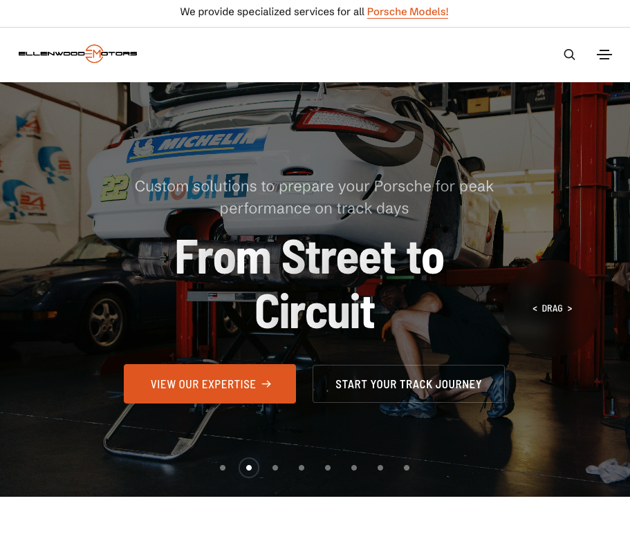 Ellenwood Motors Website